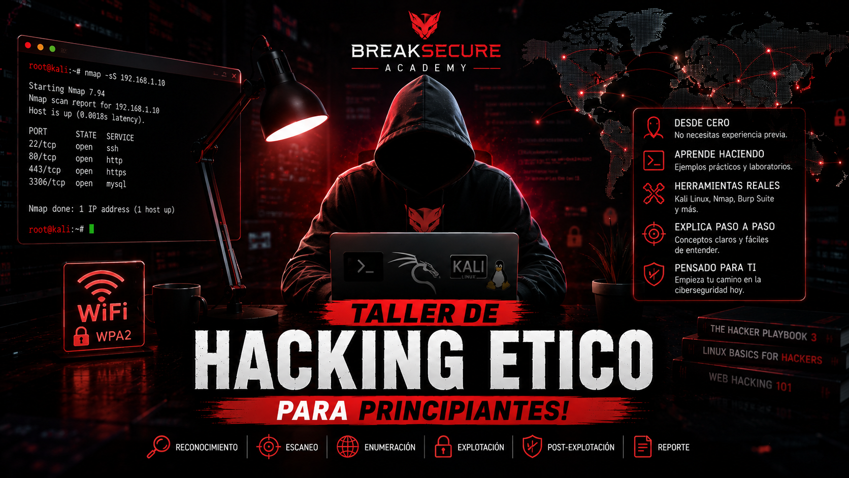 Portada del curso Curso de Hacking Ético para Principiantes